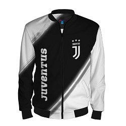 Бомбер мужской ЮВЕНТУС Juventus Краска, цвет: 3D-черный