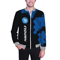 Бомбер мужской НАПОЛИ Napoli Графика, цвет: 3D-меланж — фото 2