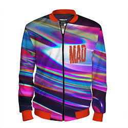 Мужской бомбер Neon pattern Mad