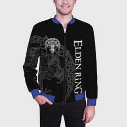 Бомбер мужской СВЯТОЕ ДРЕВО МИКЕЛЛЫ ЕЛДЕН РИНГ, цвет: 3D-синий — фото 2