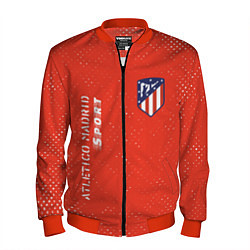 Бомбер мужской АТЛЕТИКО Atletico Madrid Sport Гранж, цвет: 3D-красный