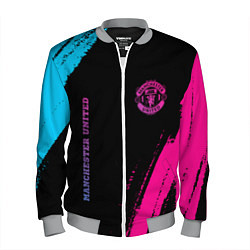 Мужской бомбер Manchester United Neon Gradient