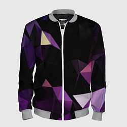 Бомбер мужской Полигональная магия, цвет: 3D-меланж