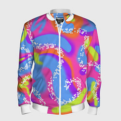 Бомбер мужской Барби и Кен паттерн костюм, цвет: 3D-белый