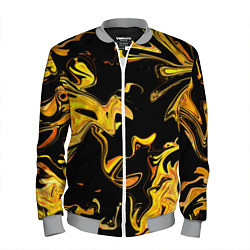 Бомбер мужской Огненная лава флюид, цвет: 3D-меланж