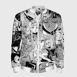Бомбер мужской Да я паук и что с того pattern, цвет: 3D-белый