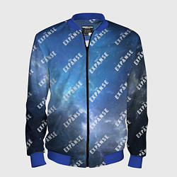 Бомбер мужской The Expanse pattern, цвет: 3D-синий
