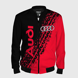 Бомбер мужской Audi, цвет: 3D-черный