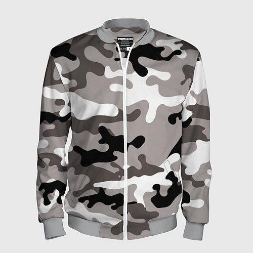Мужской бомбер Камуфляж Urban крупный / 3D-Меланж – фото 1