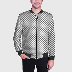 Бомбер мужской Белый дракон, цвет: 3D-черный — фото 2