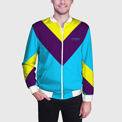 Бомбер мужской FIRM как в 80х, цвет: 3D-белый — фото 2
