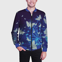 Бомбер мужской Сумеречный мир, цвет: 3D-синий — фото 2