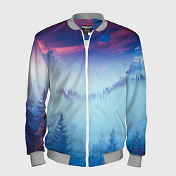 Бомбер мужской Horizon landscape, цвет: 3D-меланж