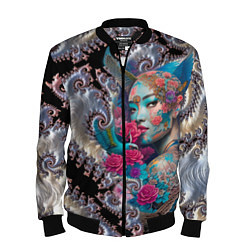 Мужской бомбер Japanese beauty - irezumi
