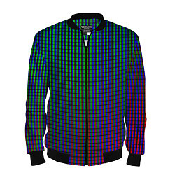 Бомбер мужской Multicolored texture, цвет: 3D-черный