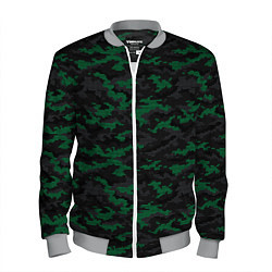 Мужской бомбер Точечный камуфляжный узор Spot camouflage pattern