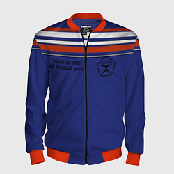 Бомбер мужской Made in 1983, цвет: 3D-красный