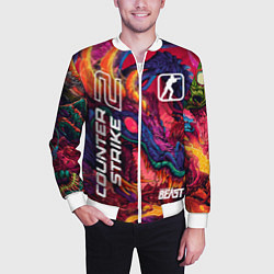 Бомбер мужской CS 2 hyper beast, цвет: 3D-белый — фото 2