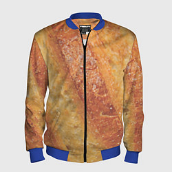 Бомбер мужской Корочка батона, цвет: 3D-синий