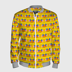 Бомбер мужской Утята паттерн, цвет: 3D-меланж