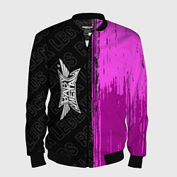Бомбер мужской Babymetal rock legends по-вертикали, цвет: 3D-черный