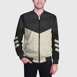 Бомбер мужской Ворон-Nevermore, цвет: 3D-черный — фото 2