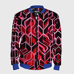 Мужской бомбер Красный узор