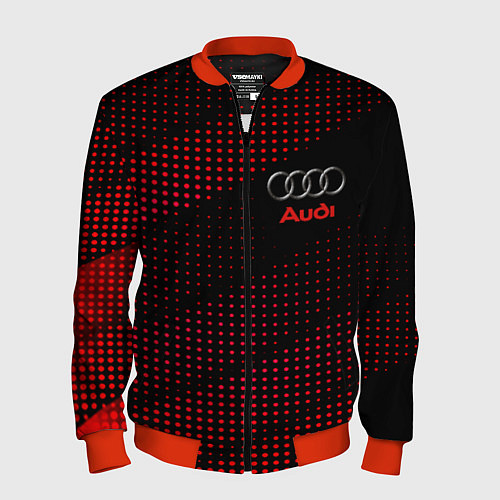 Мужской бомбер Audi sportdot / 3D-Красный – фото 1