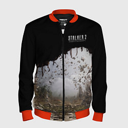 Бомбер мужской STALKER 2 выход из тоннеля, цвет: 3D-красный