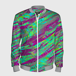 Мужской бомбер Разноцветные паттерны