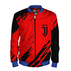 Бомбер мужской Juventus краски спорт фк, цвет: 3D-синий