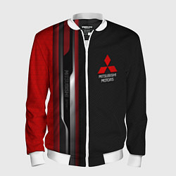 Мужской бомбер Mitsubishi - carbon style