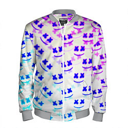 Мужской бомбер Marshmello pattern neon