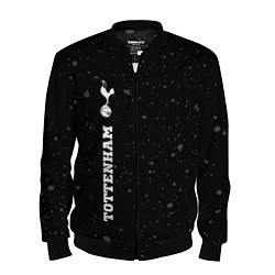 Бомбер мужской Tottenham sport на темном фоне по-вертикали, цвет: 3D-черный