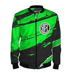 Бомбер мужской Inter sport green, цвет: 3D-черный