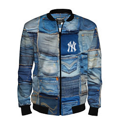 Мужской бомбер Patchwork - New York yankees baseball team