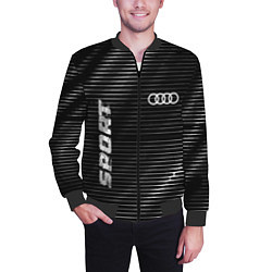 Бомбер мужской Audi sport metal, цвет: 3D-черный — фото 2