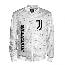 Бомбер мужской Juventus sport на светлом фоне вертикально, цвет: 3D-белый