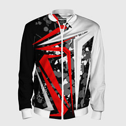 Бомбер мужской Extreme geometry, цвет: 3D-белый