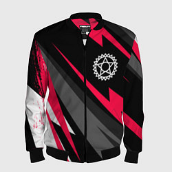 Бомбер мужской Black Butler electro lines, цвет: 3D-черный