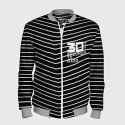 Бомбер мужской Thirty Seconds to Mars pattern optic, цвет: 3D-меланж