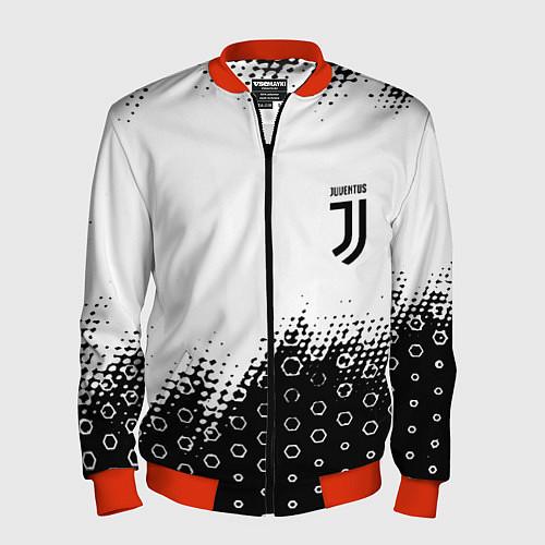 Мужской бомбер Juventus sport steel / 3D-Красный – фото 1