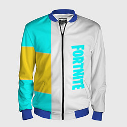 Бомбер мужской Fortnite geometry color, цвет: 3D-синий