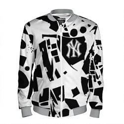 Мужской бомбер New York yankees - abstraction