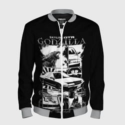 Бомбер мужской Skyline GTR Godzilla, цвет: 3D-меланж