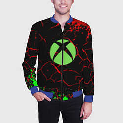 Бомбер мужской Xbox game studio, цвет: 3D-синий — фото 2