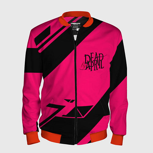 Мужской бомбер Dead by april geometry / 3D-Красный – фото 1