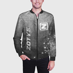 Бомбер мужской Zotye - grey gradient вертикально, цвет: 3D-черный — фото 2