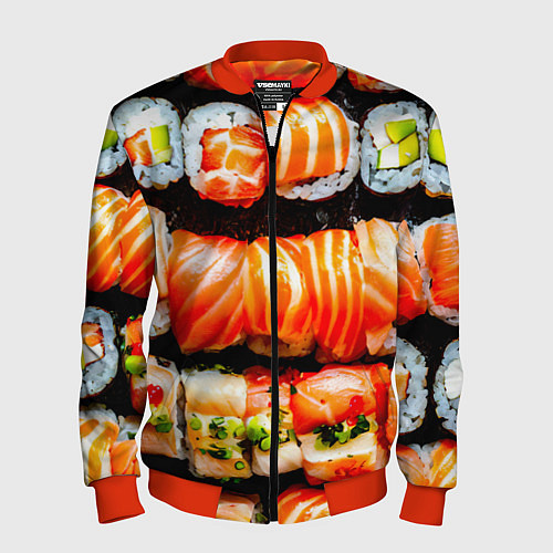 Мужской бомбер Сет роллов / 3D-Красный – фото 1