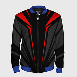 Бомбер мужской Sport uniform - red, цвет: 3D-синий